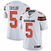 Nike Men & Women & Youth Browns 5 Tyrod Taylor White NFL Vapor Untouchable Limited Jersey,baseball caps,new era cap wholesale,wholesale hats